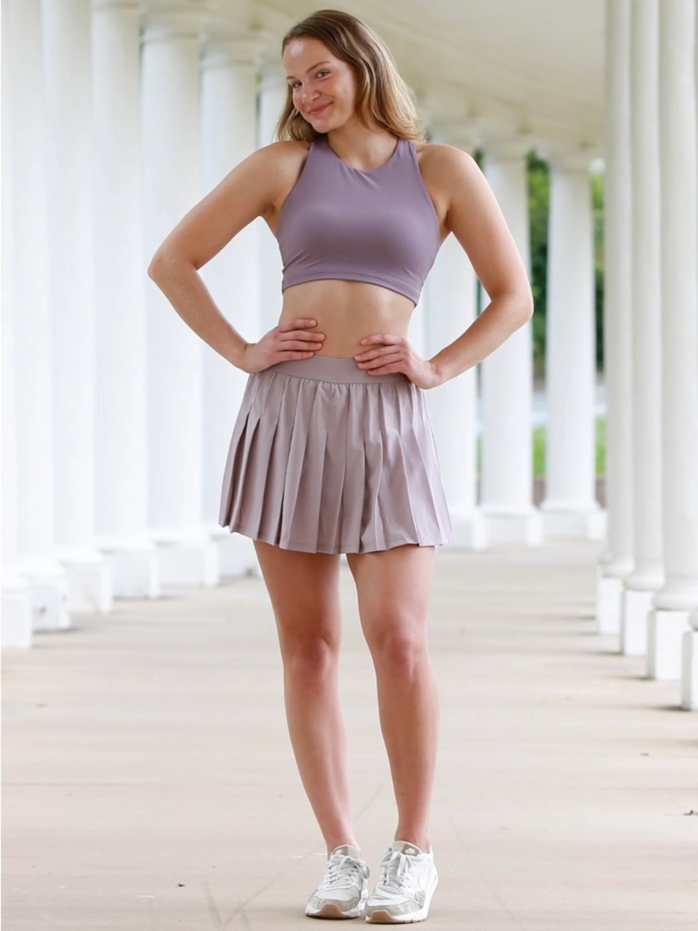 Like-New Relay Active Macy Tennis Skort in Washed Grape